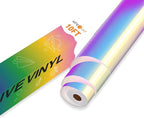 HTVRONT Holographic White Permanent Vinyl by HTVRONT