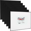U.S. Art Supply 16 X 20 Inch Black Art Canvas Board Panels 6 Pack by USArtSupply