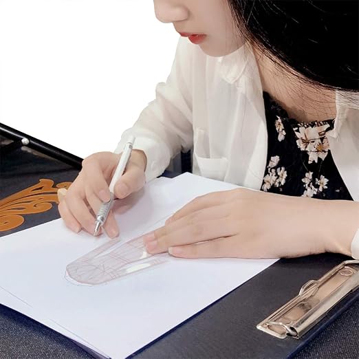 4 Models Fashion Illustration Rulers, Fashion Sketching Templates Ruler - Image 5