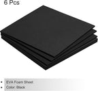 MECCANIXITY EVA Foam Sheets Black 9.8 Inch x 9.8 Inch 5mm Thick Crafts Foam - Image 3