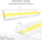 MAGDEPO 2X Bar Magnifying Ruler 6" - Image 2