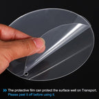 PATIKIL 5" Dia. Acrylic Circles, 10 Pack Round Clear Plastic Sheet Ornament - Image 4