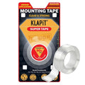 KLAPiT Super Tape Clear Double Sided Heavy Duty Adhesive 40in Enhanced Nano by KLAPiT