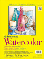 Strathmore 300 Series Tape Bound Watercolor Pad, 140 lb. Cold Press, 9 X 12 by StrathmorePaper