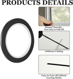 CANIPHA Black Stained Glass Lead Lines, Faux Lead Lines, 216.5ft Roll, PET - Image 3