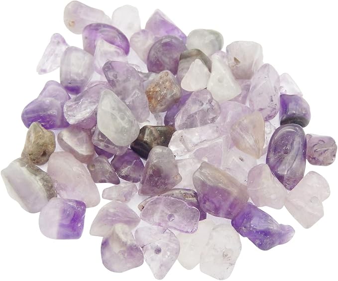 450PCS Purple Quartz Natural Irregular Chip Stone Beads 5-8mm Gemstones Crystal by JulieWang-FortheLoveofHandmade