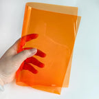 Transparent PVC Faux Leather Sheets, Glossy Waterproof Clear Vinyl Fabric - Image 5