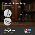 KINGDOM SOLUTIONS MADE IN USA 36-Pack Adjustable Black Metal Easels - Image 6