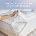 SHOUREN 5 Inch Memory Foam Mattress Topper Queen - Image 4