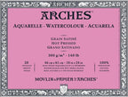 Arches Watercolor Block 18x24-inch Natural White 100% Cotton Paper by ARCHES