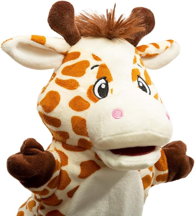 HollyHOME Animal Puppets Giraffe Hand Puppets Toys Sika Zoo Animal Puppets 14 - Image 6