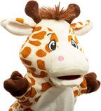 HollyHOME Animal Puppets Giraffe Hand Puppets Toys Sika Zoo Animal Puppets 14 - Image 6