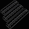 PH PandaHall 6pcs 3 Sizes Zipper Making Templates by PHPandaHall