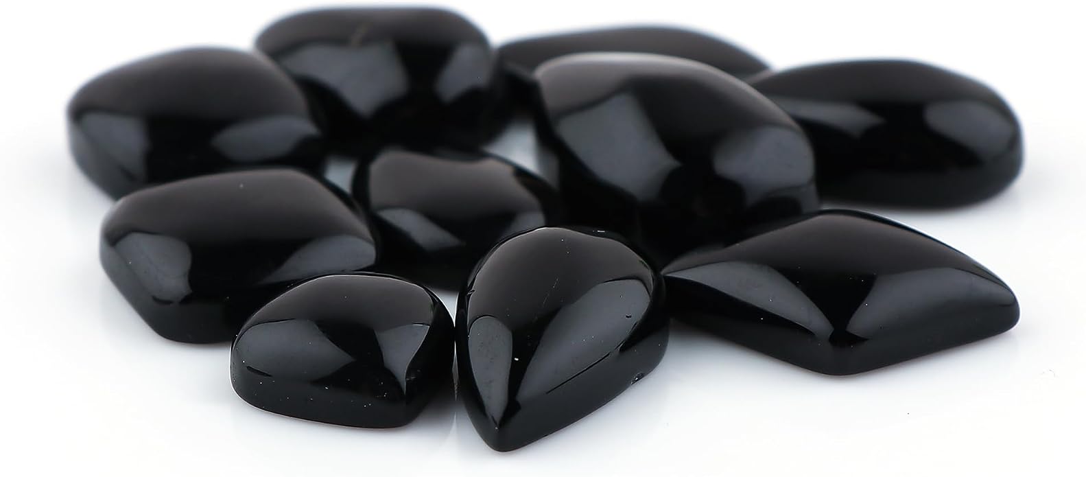 10pcs, Natural Gemstone Cabochon, Wholesale Assorted Flatback Crystals - Image 3