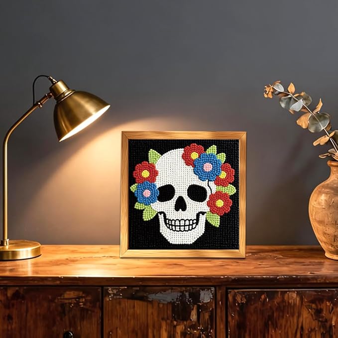 Doodlream Gothic Skull Flower Needle Kit - Image 6