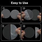 Zorfeter Clear Acrylic Blanks, 3 Inch Round, 40 Pack | Circle Ornament Blanks - Image 5