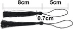 VAPKER 100 Black Silky Tassels 13cm/5-Inch - Image 3