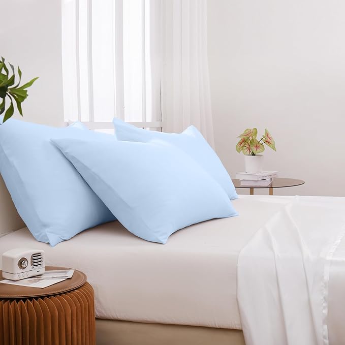 Pillowcases Standard 4 Pack, 20x26 Pillow Cases - Image 2