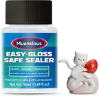 Muanxious Air Dry Clay Glaze — No-Tack High Gloss Waterproof Clear Varnish & by Unknown