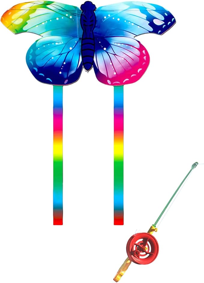 Dynamic Kites 3D Fishing Rod Line Kites Kites Easy Flying Toy Frameless Kites by Unknown