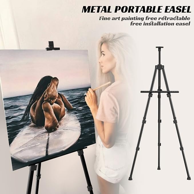 Easels for Painting Canvas, Aredy 66" Art Easel for Drawing, Portable Painting - Image 6