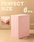 Rubber Linoleum Blocks for Printmaking: 6Pcs 6" x 8" Stamp Carving Kit - Image 3