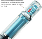 Lanxivi Yongsheng 3008 Piston Fountain Pen EF Extra Fine Nib, Transparent - Image 3