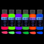 Artecho Neon Acrylic Paint, 6 Colors, 59 ml / 2 oz | - Image 2