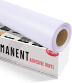 YRYM HT White Permanent Vinyl Roll – 12”x50FT Matte White Permanent Adhesive by YRYMHT