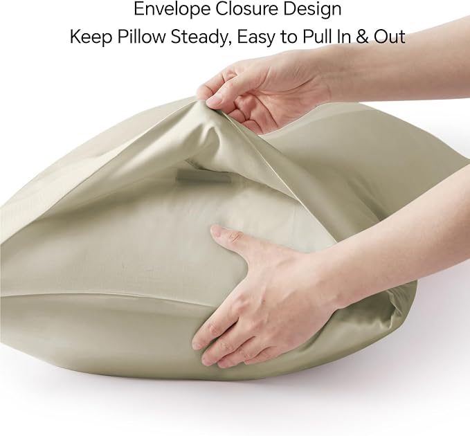 BEDELITE Body Pillow Cover, Rayon Made from Bamboo, Cooling Body Pillow - Image 6