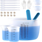LET'S RESIN Silicone Measuring Cups, 600ml/20oz&100ml Accurate 2 Scales Durable by LETSRESIN
