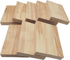 8PCS Rectangle Wood Boards Unfinished Wood Blocks - Image 4
