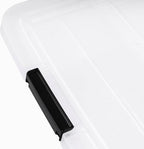 IRIS USA 6-Pack Clip Box with Latching Lids, 18 Quart Craft Storage Bins - Image 8