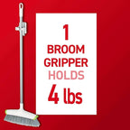 Command Broom Grippers, 3 Hangers and 6 Strips, Damage-Free Mop and Broom - Image 4
