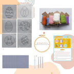 Avtytsda 6PCS Punch Needle Coaster Kit, Easy Punch Needle DIY Embroidery Set - Image 2