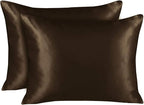 BLISSFORD Brown Satin Pillowcase - Image 4