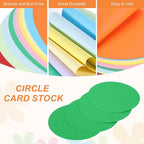 MECCANIXITY 24 Pcs Circle Card Stock, 3 Inch Round Cutouts Paper Thick - Image 3