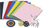 8 Pack Pre-Painted Colored Plywood Sheets, 8 Colors Mixed Basswood, DIY Crafts - Image 7