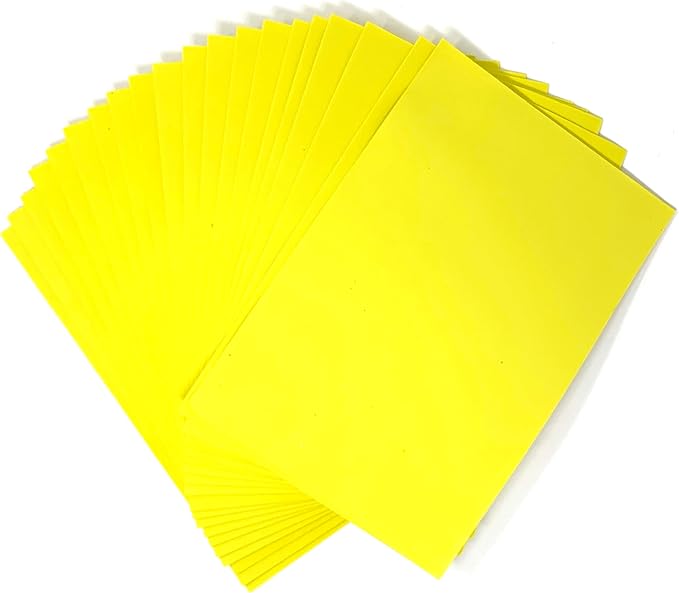 Allgala 20-Value-Pack EVA Foam Paper 8x12 Inch Sheets-Yellow-CF85301 - Image 5