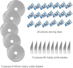 39 Pcs Rotary Cutter Set Blue - Image 3