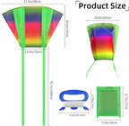 Easy Flyer Kite with Long Tail and String Line - Image 2
