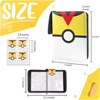 Card Binder 4 Pocket, Trading Card Holder Fits 400 Cards - Image 2