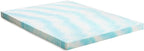 Linenspa 4 Inch Swirl Gel Memory Foam Mattress Topper, Twin XL Size – Cooling - Image 4