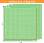 3 Pack Standard Grip Mat 12x12, Reusable Cutting Mats - Image 2