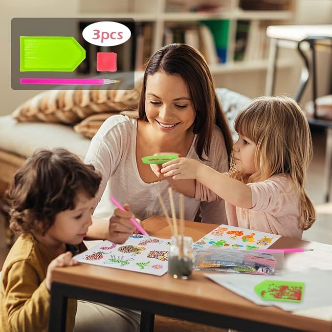 Labeol Diamond Art Kits for Kids Boys and Girls Ages 6-8-10-12 Easy to DIY - Image 2