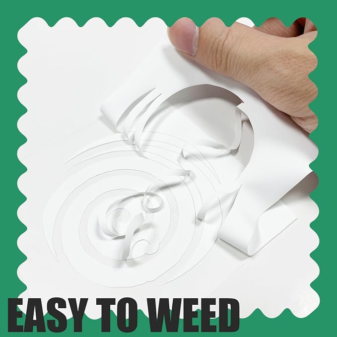 Iron On 12in X 20ft, HTV Heat Transfer Vinyl | HTV Easy to Cut & Weed, Glitter - Image 5