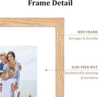 8x10 Picture Frame Set of 6, Made of Perspex Glass, Display Picture 5x7 - Image 3