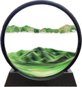 SOFLIY 3D Dynamic Sand Art Liquid Motion, Moving Sand Art Picture Round Glass by Unknown