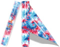 Tintnut Red Blue Swirl Tie Dye Heat Transfer Vinyl, PU HTV sheets, easy cut & by Tintnut