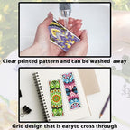 ACRNIGHEET 6PCS Cross Stitch Bookmark Kit - Image 3